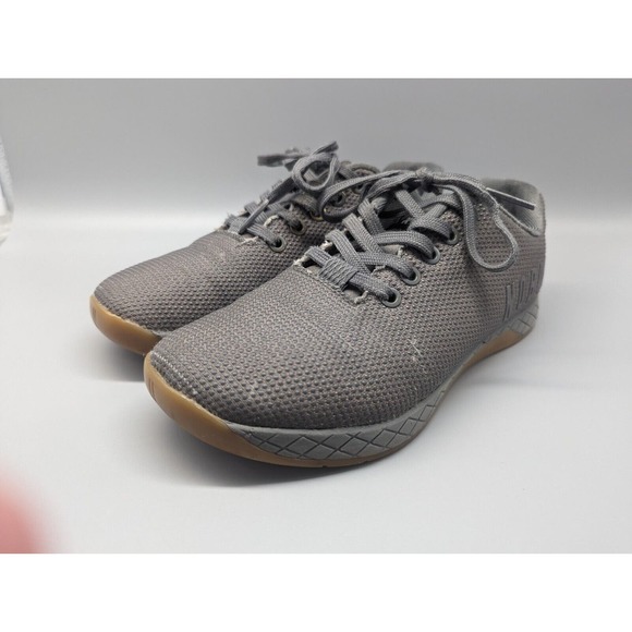 NoBull Shoes Athletic Trainers Gray On Gray Women's Size 8.5 Men's Size 7 - Picture 2 of 11